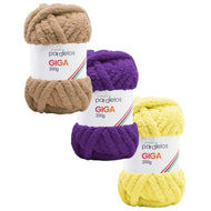 Fio Paralelos Giga Poliéster Crochê Tricô 200g 20m Tex 10000 - Pingouin