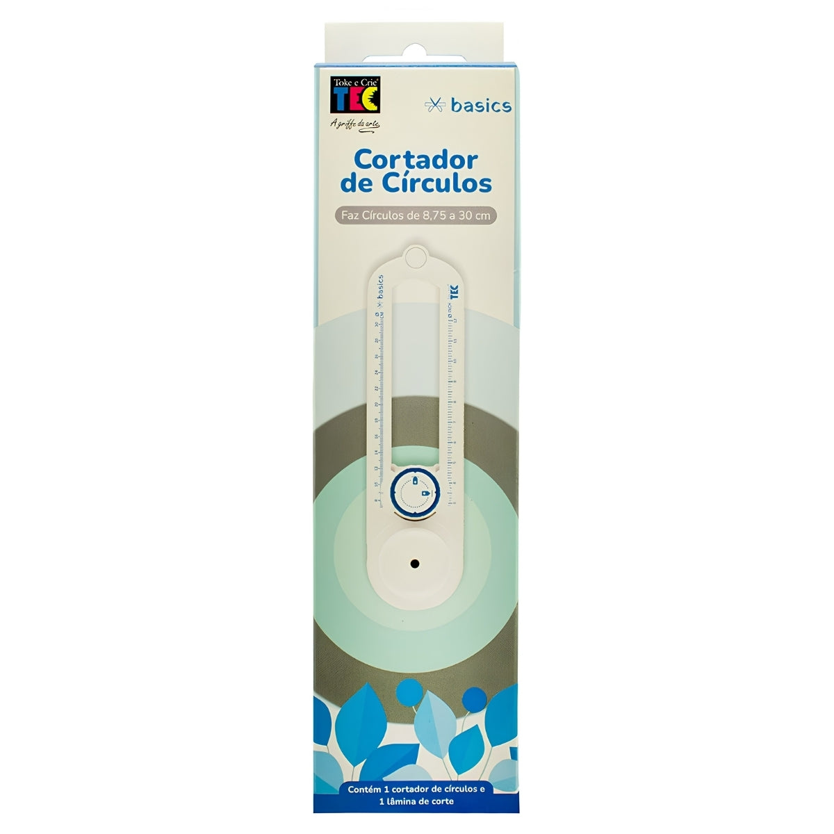 Cortador de Circulos 8,75cm a 30cm Linha Basics Toke e Crie