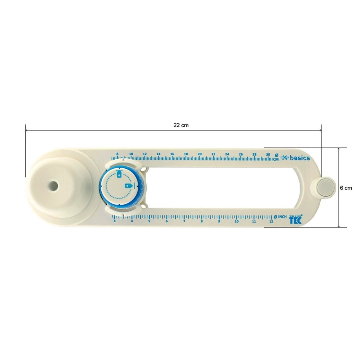 Cortador de Circulos 8,75cm a 30cm Linha Basics Toke e Crie