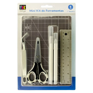 Mini Kit Ferramentas Scrapbook Linha Basics com 6 Peças - Toke e Crie