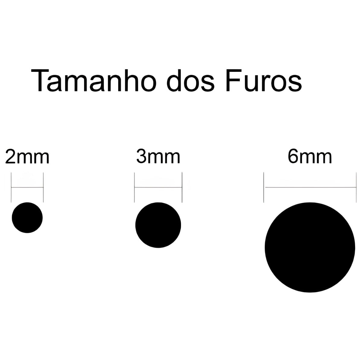 Kit de Furadores Alicate Circulos com 3 Unid Toke e Crie