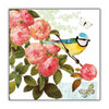 Guardanapo para Decoupage Ambiente 33x33cm com 20 Unidades - Flores Rosa e Pássaro