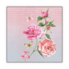 Guardanapo para Decoupage Ambiente 33x33cm com 20 Unidades - Flores Rosa e Borboleta