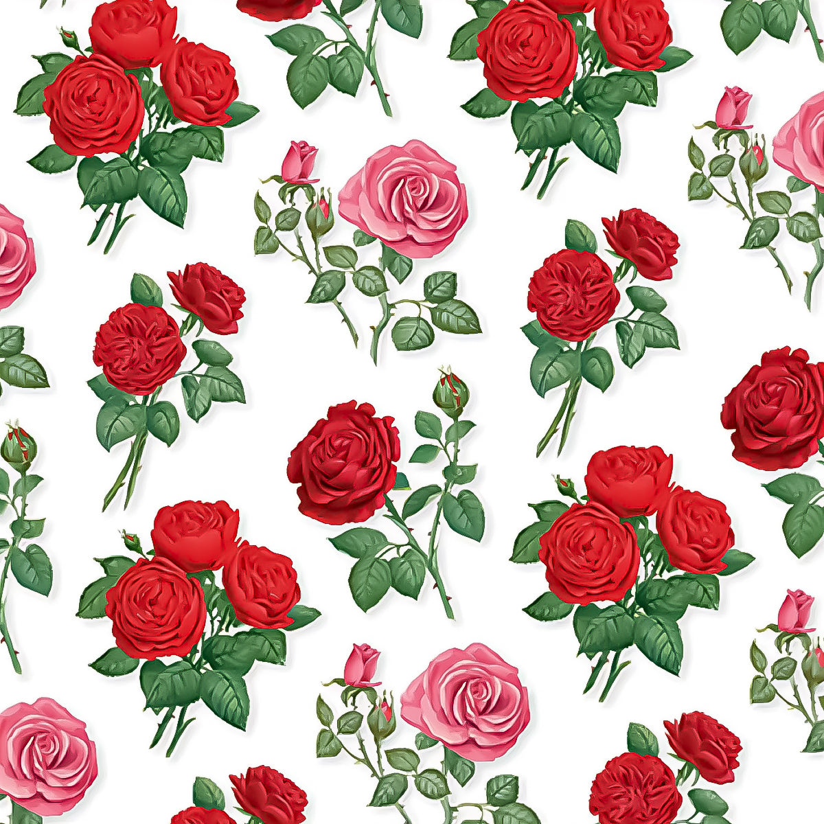 Guardanapo para Decoupage Ambiente 33x33cm com 20 Unidades - Rosas Vermelhas