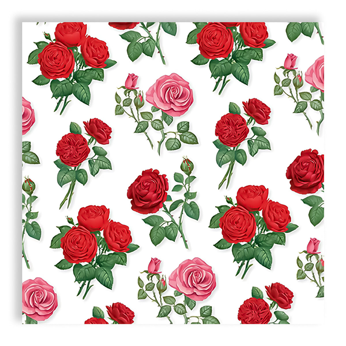 Guardanapo para Decoupage Ambiente 33x33cm com 20 Unidades - Rosas Vermelhas