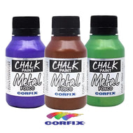 Tinta Chalk Paint Metálica Fosca Corfix 100ml - 23111