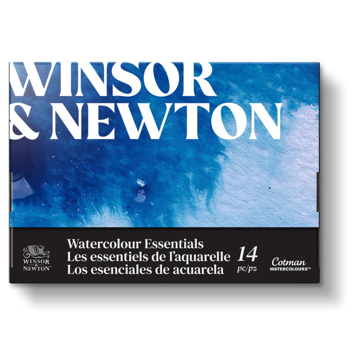 Estojo Tinta Aquarela Winsor & Newton Cotman Essentials 5ml com 14 Peças