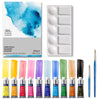 Estojo Tinta Aquarela Winsor & Newton Cotman Essentials 5ml com 14 Peças