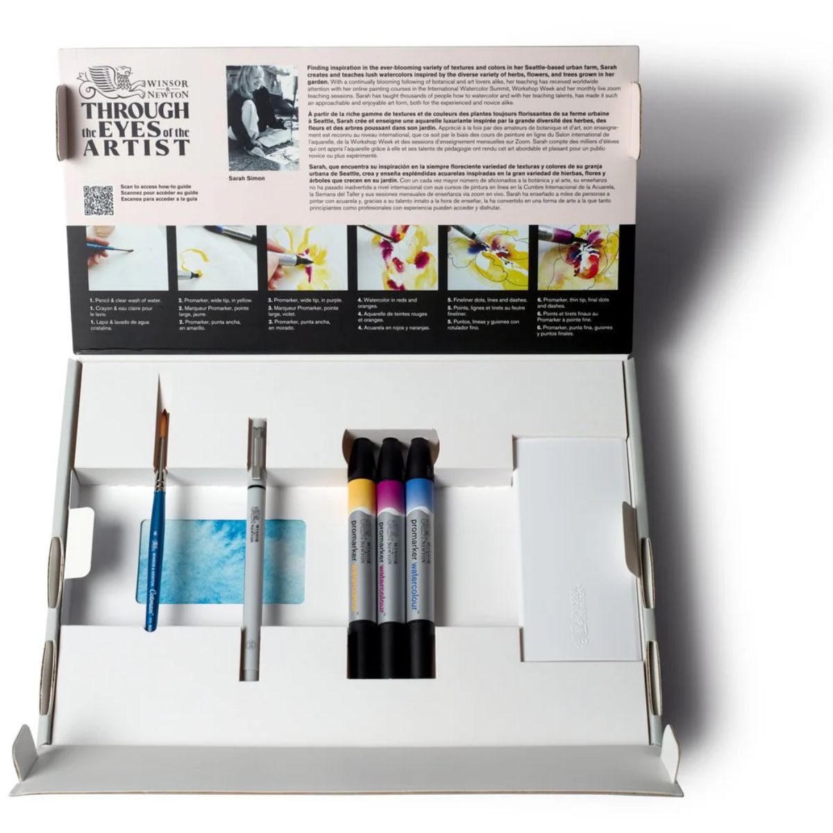 Estojo Aquarela Mixed Media Winsor & Newton com 7 Peças