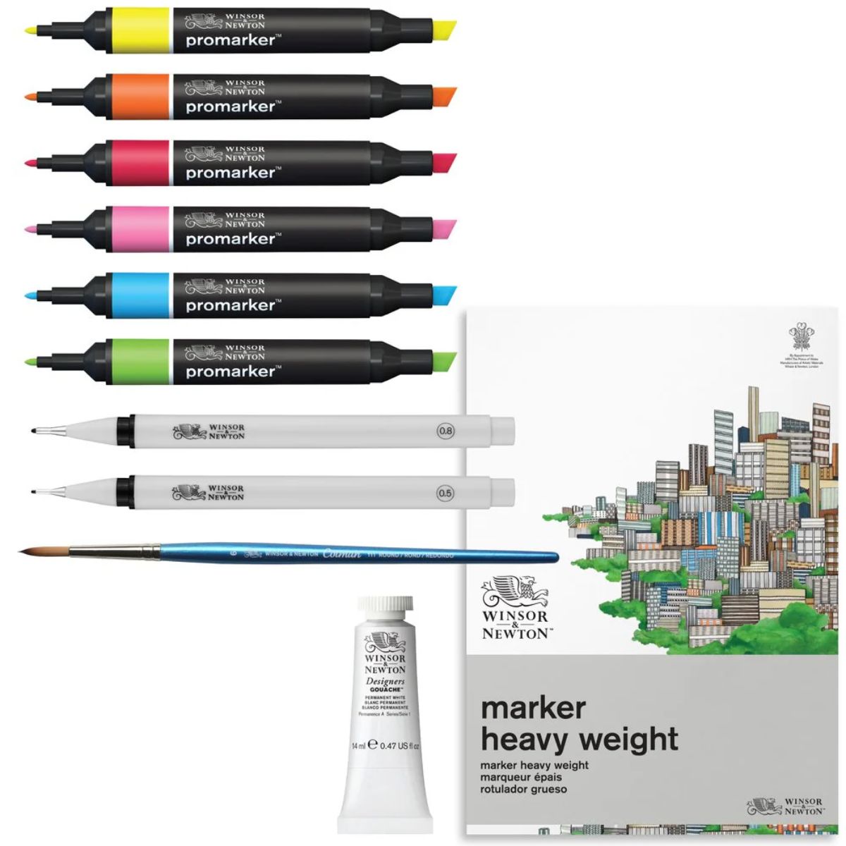 Estojo Ilustração Mixed Media Winsor & Newton com 11 Peças