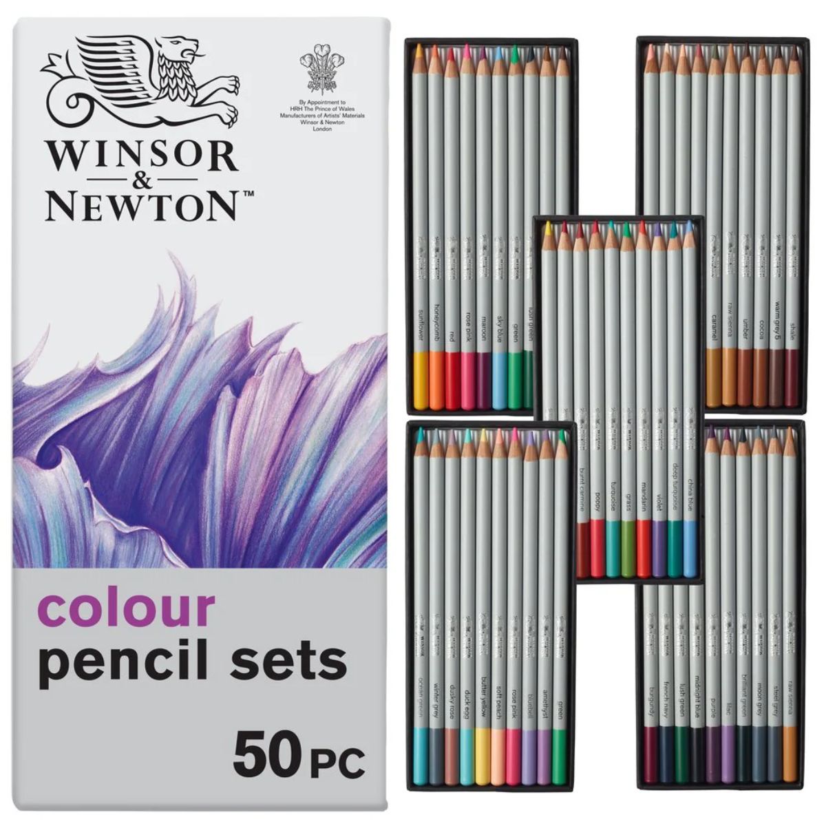Estojo Lápis de Cor Studio Collection com 50 Cores