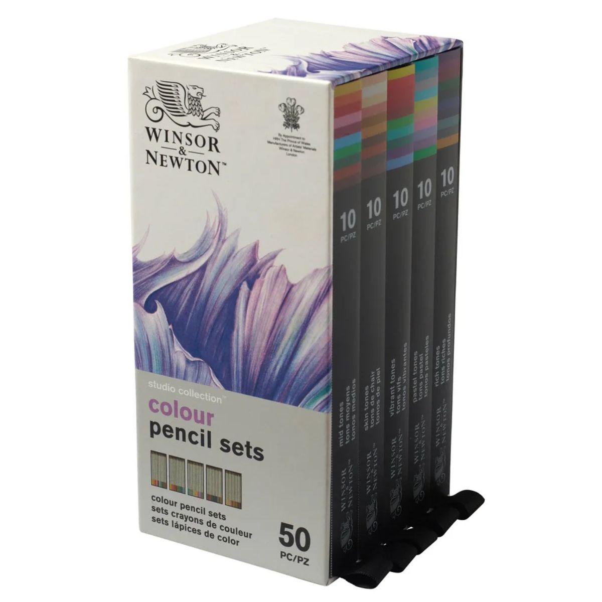 Estojo Lápis de Cor Studio Collection com 50 Cores