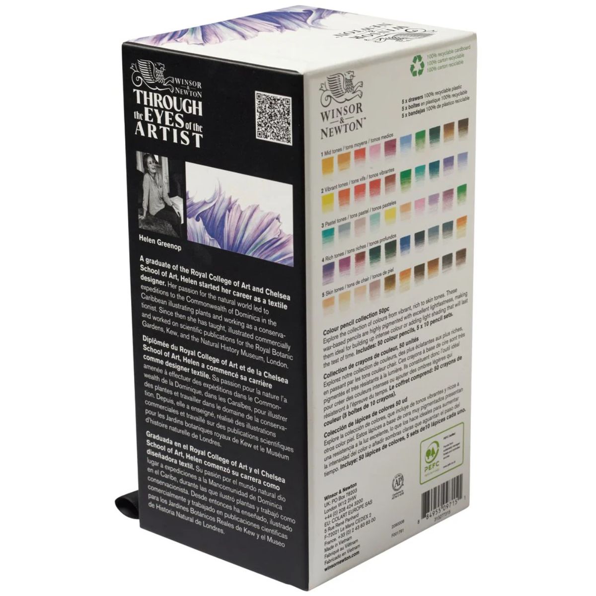 Estojo Lápis de Cor Studio Collection com 50 Cores