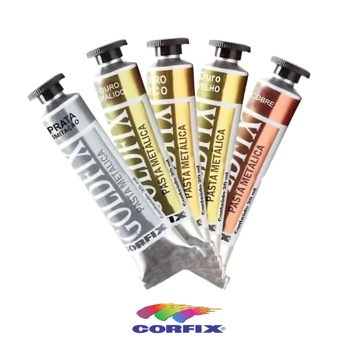 Pasta Metálica Goldfix Corfix 20ml - 90020