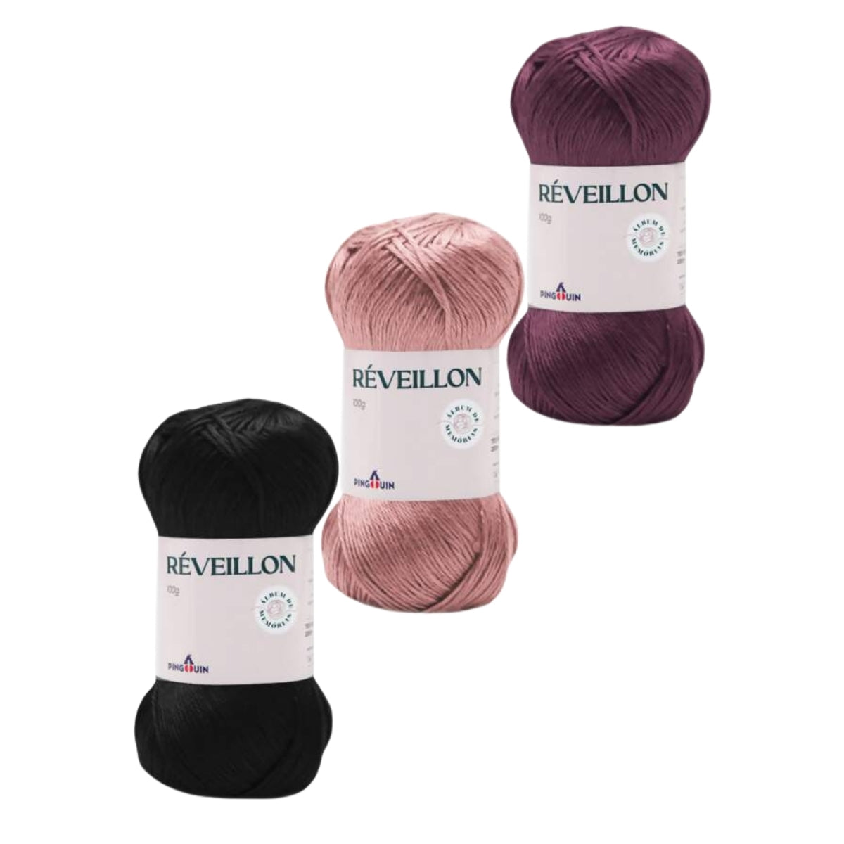 Fio Réveillon Crochê Tricô 100g 200m Tex 500 - Pingouin
