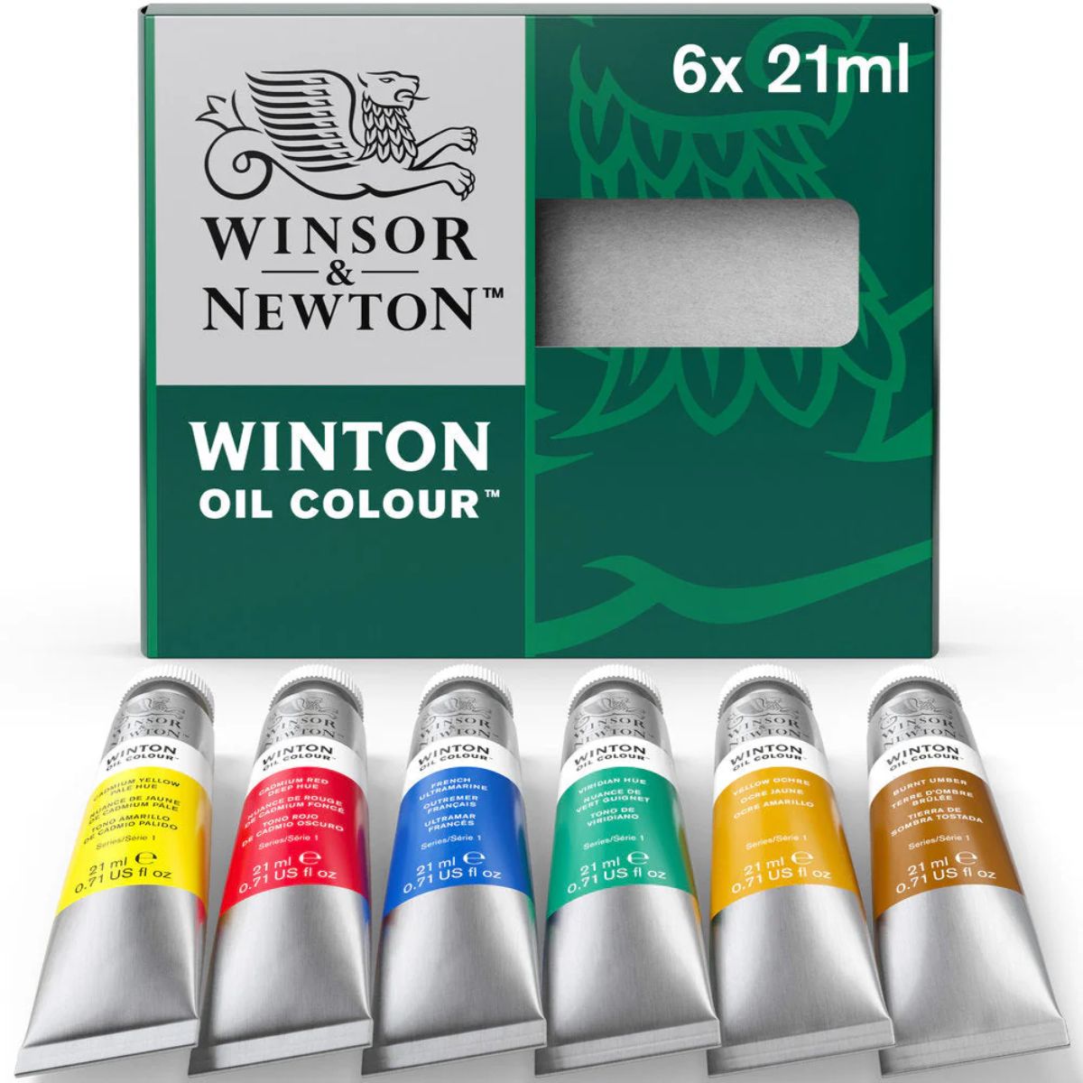 Estojo Tinta Óleo Winton Winsor & Newton 21ml com 06 Cores