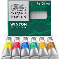 Estojo Tinta Óleo Winton Winsor & Newton 21ml com 06 Cores
