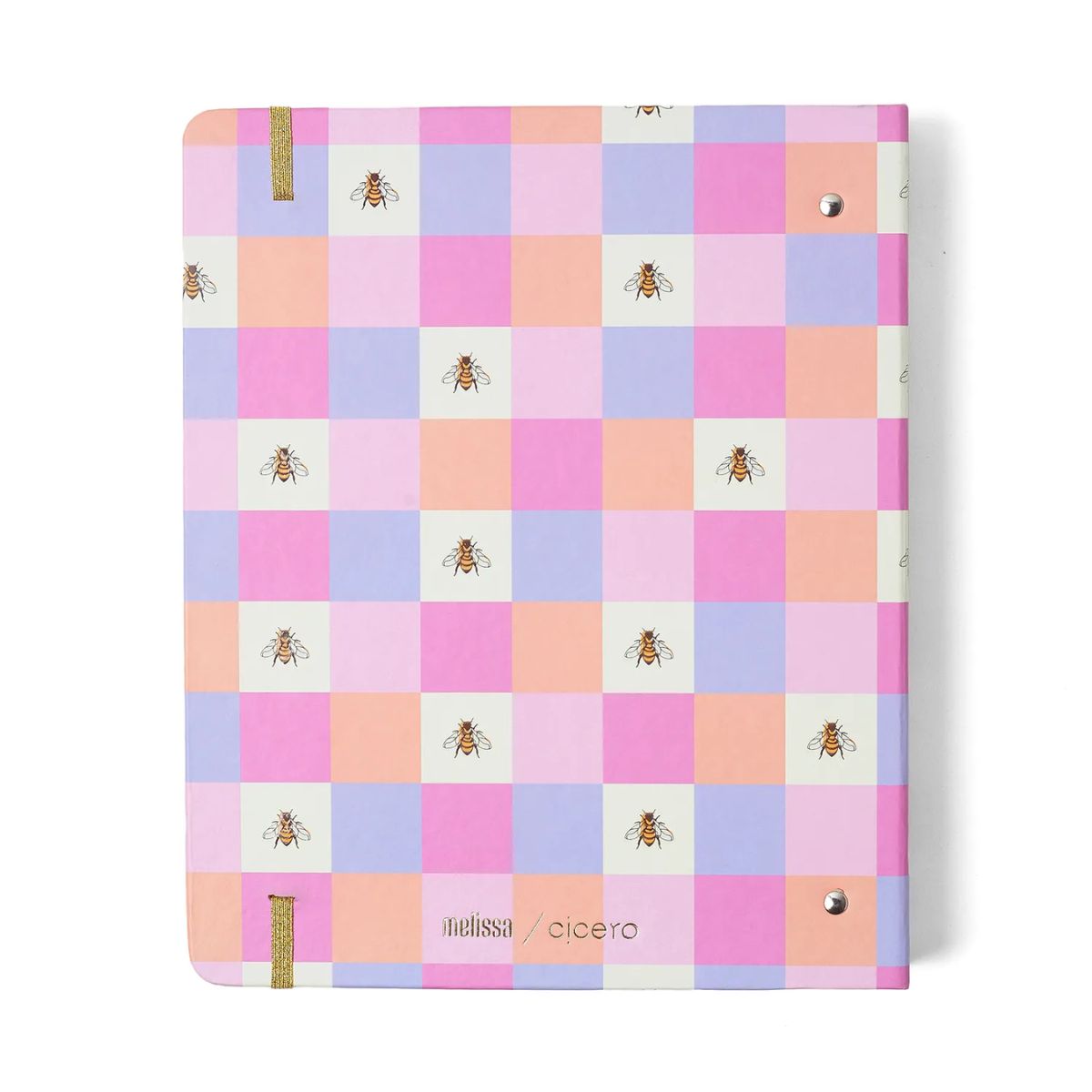 Caderno Criativo Argolado Cicero 17x24cm 100 Folhas Pautado - Melissa Casinha das Abelhas