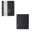 Caderno Criativo Argolado Cicero 17x24cm 100 Folhas Pautado - Astral Eclipse Preto
