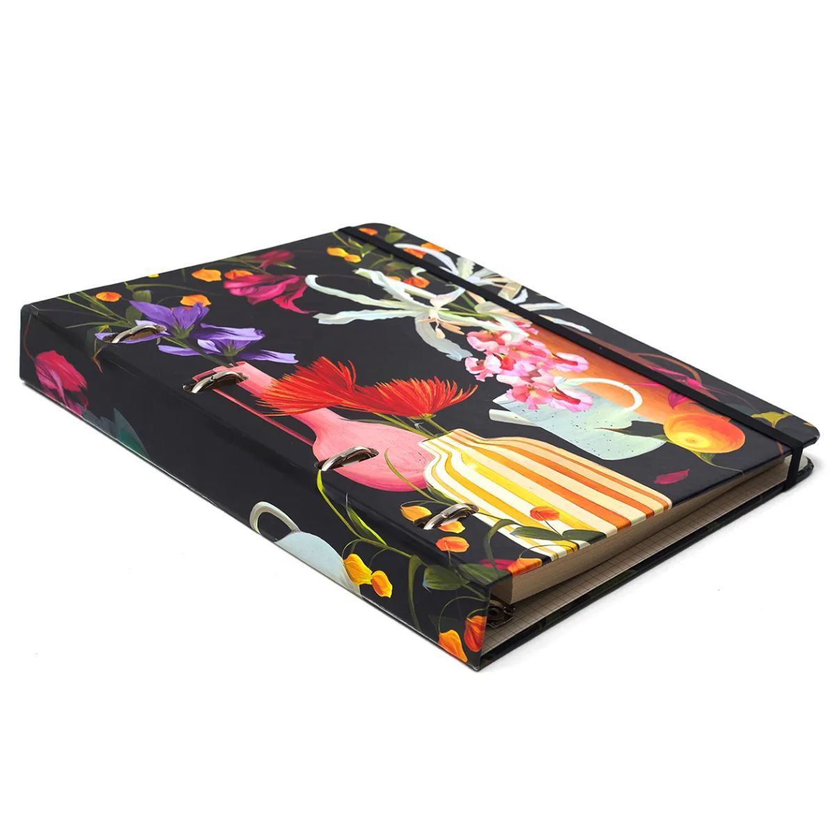 Caderno Criativo Argolado Cicero Office Duo A5 80 Folhas Pautado e Pontado - Ateliê Preto