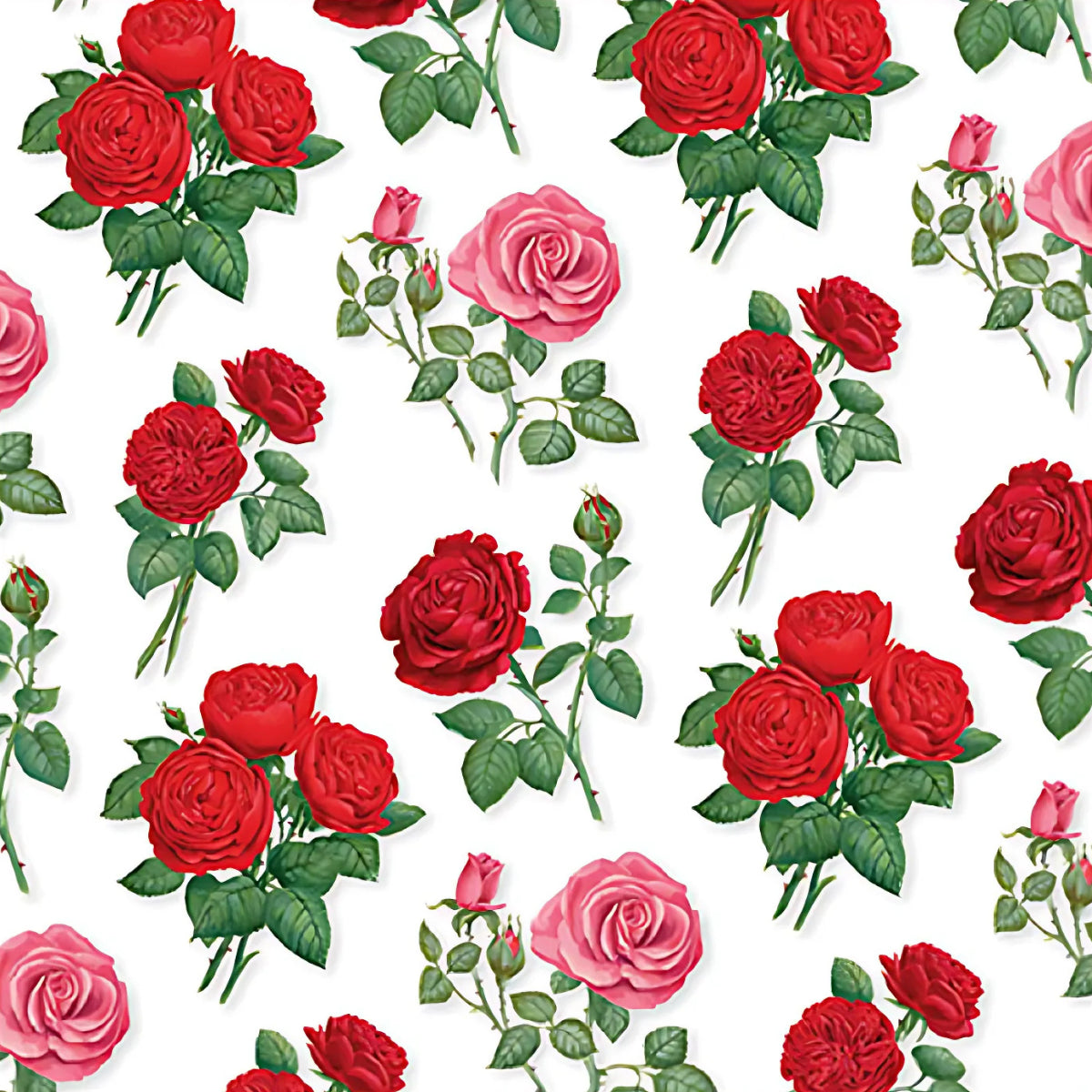 Guardanapo para Decoupage Ambiente 33x33cm com 20 Unidades - Rosas Vermelhas