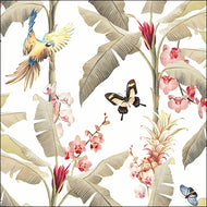 Guardanapo para Decoupage Ambiente 33x33cm com 02 Unidades - Borboleta Arara