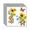 Guardanapo para Decoupage Ambiente 33x33cm com 20 Unidades - Girassóis e Borboletas
