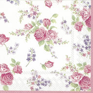 Guardanapo para Decoupage Ihr 33x33 Rosas Florida C/ 20 Unidade