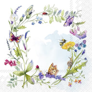 Guardanapo para Decoupage Ihr 33x33cm com 2 Unidades - Coroa de Primavera