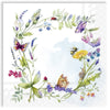 Guardanapo para Decoupage Ihr 33x33cm com 2 Unidades - Coroa de Primavera
