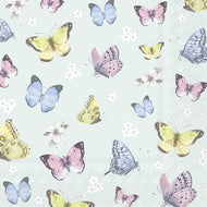 Guardanapo para Decoupage Ihr 33x33cm com 20 Unidades - Borboleta Azul