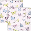 Guardanapo para Decoupage Ihr 33x33cm com 2 Unidades - Borboleta Rosa