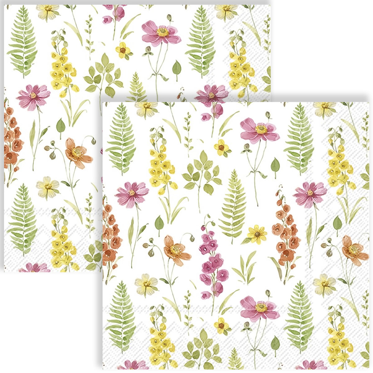 Guardanapo para Decoupage Ihr 33x33cm com 2 Unidades - Flores