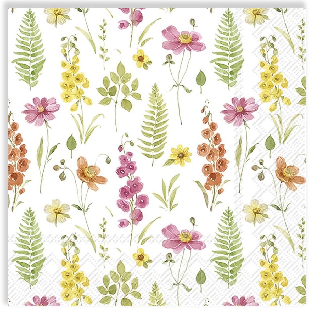 Guardanapo para Decoupage Ihr 33x33cm com 2 Unidades - Flores