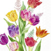Guardanapo para Decoupage Ihr 33x33 Tulipas Brilhante C/ 20 Unidade