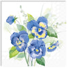 Guardanapo para Decoupage Ihr 33x33cm com 2 Unidades - Buquê Flores Azuis