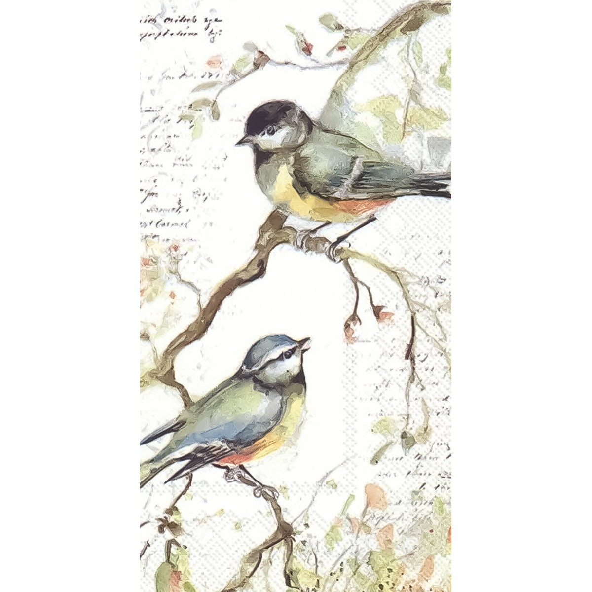 Guardanapo para Decoupage Ihr 33x33cm com 2 Unidades - Pássaro no Galho