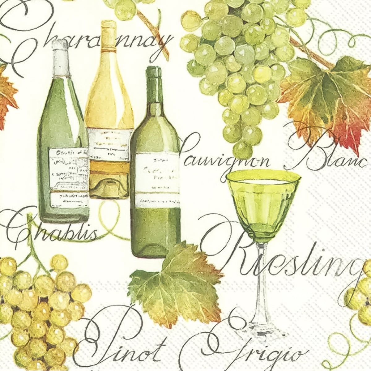 Guardanapo para Decoupage Ihr 33x33 Vinho de Uva C/ 20 Unidade