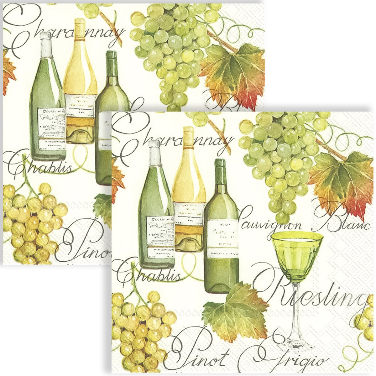 Guardanapo para Decoupage Ihr 33x33cm com 2 Unidades - Vinho de Uva