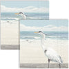 Guardanapo para Decoupage Ihr 33x33cm com 2 Unidades - Garça na Praia