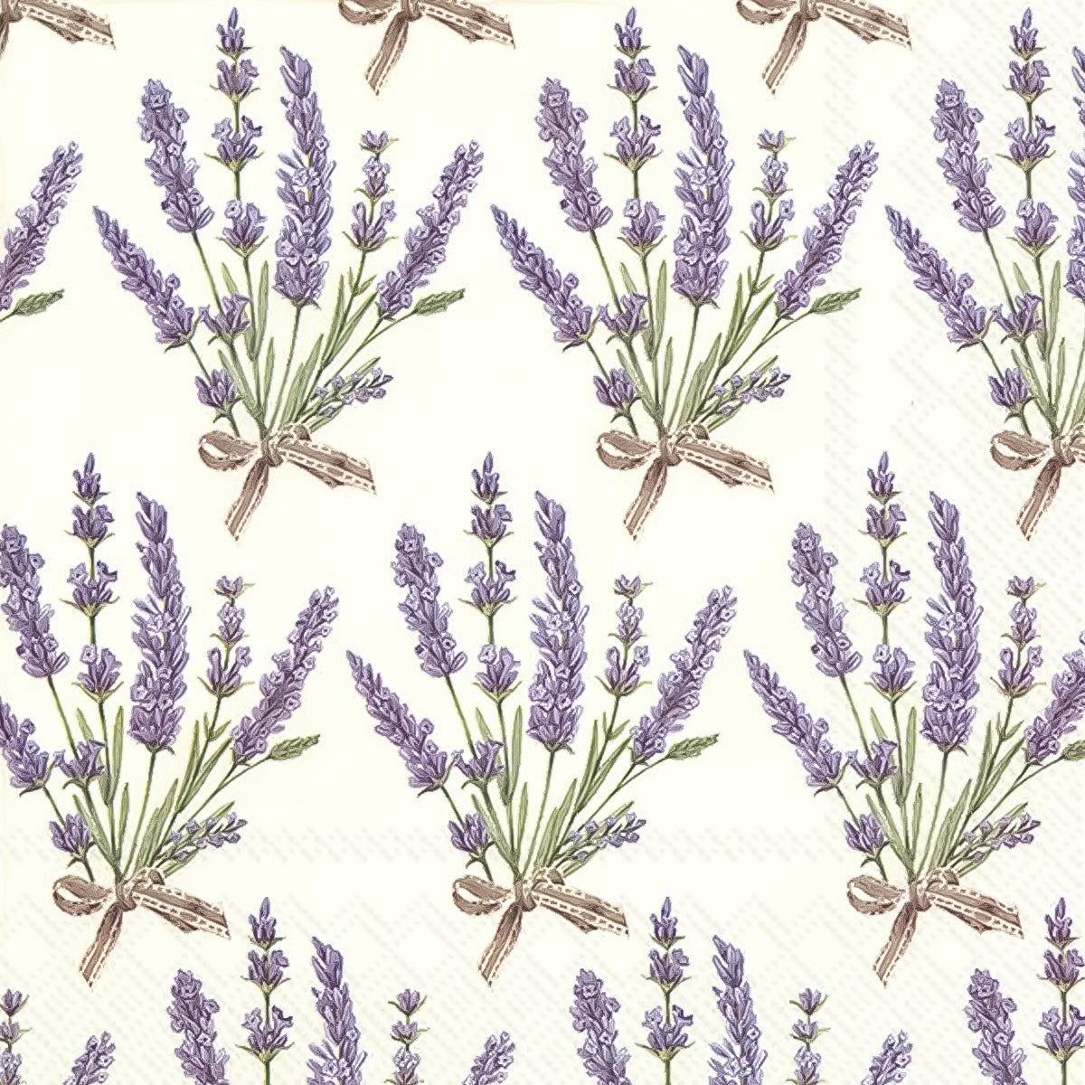 Guardanapo para Decoupage Ihr 33x33cm com 2 Unidades - Buquê de Lavanda