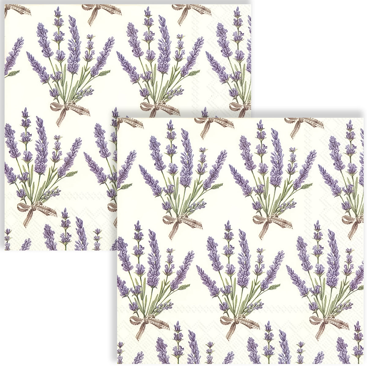Guardanapo para Decoupage Ihr 33x33cm com 2 Unidades - Buquê de Lavanda
