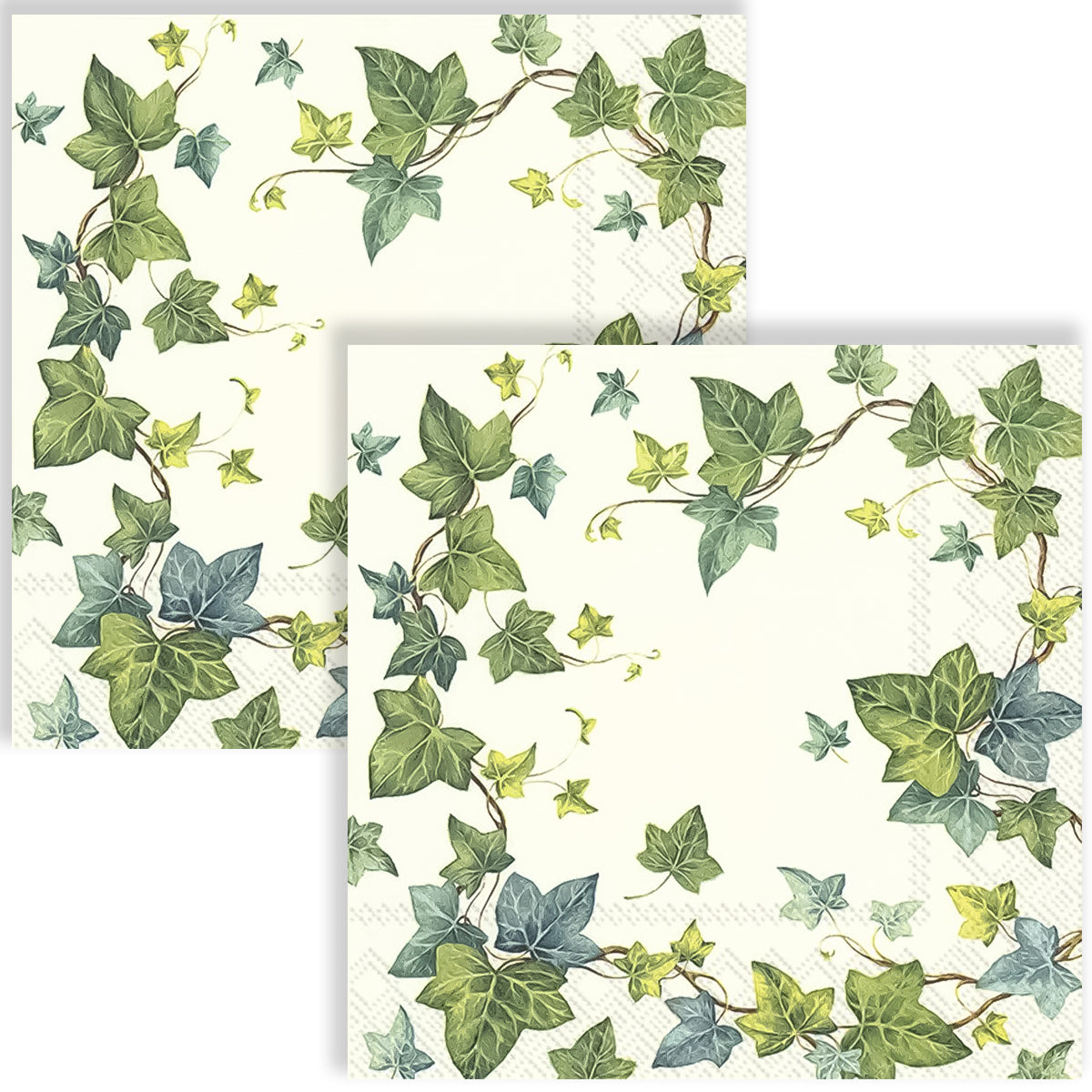 Guardanapo para Decoupage Ihr 33x33cm com 2 Unidades - Folhas de Inverno