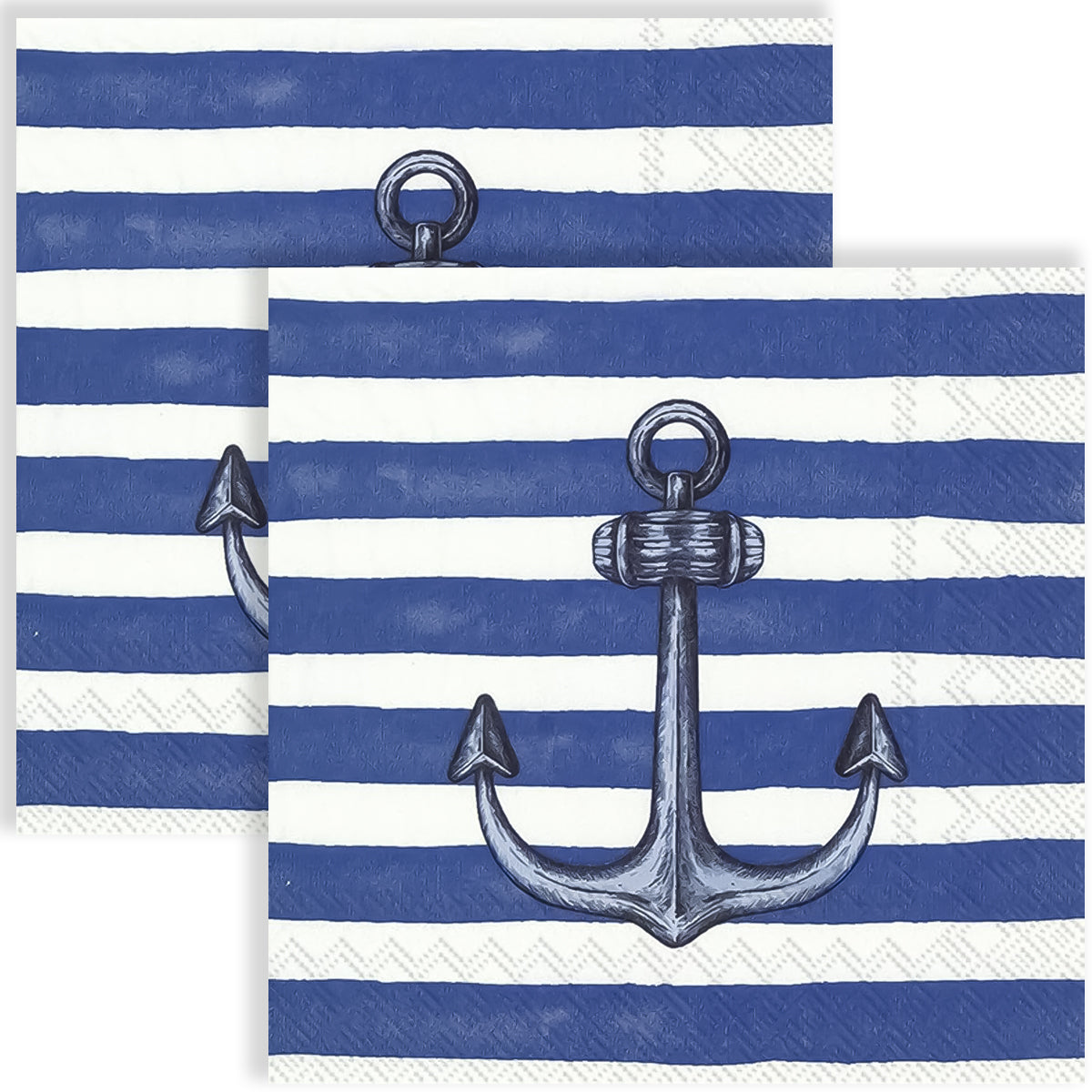 Guardanapo para Decoupage Ihr 33x33cm com 2 Unidades - Âncora do Marinheiro