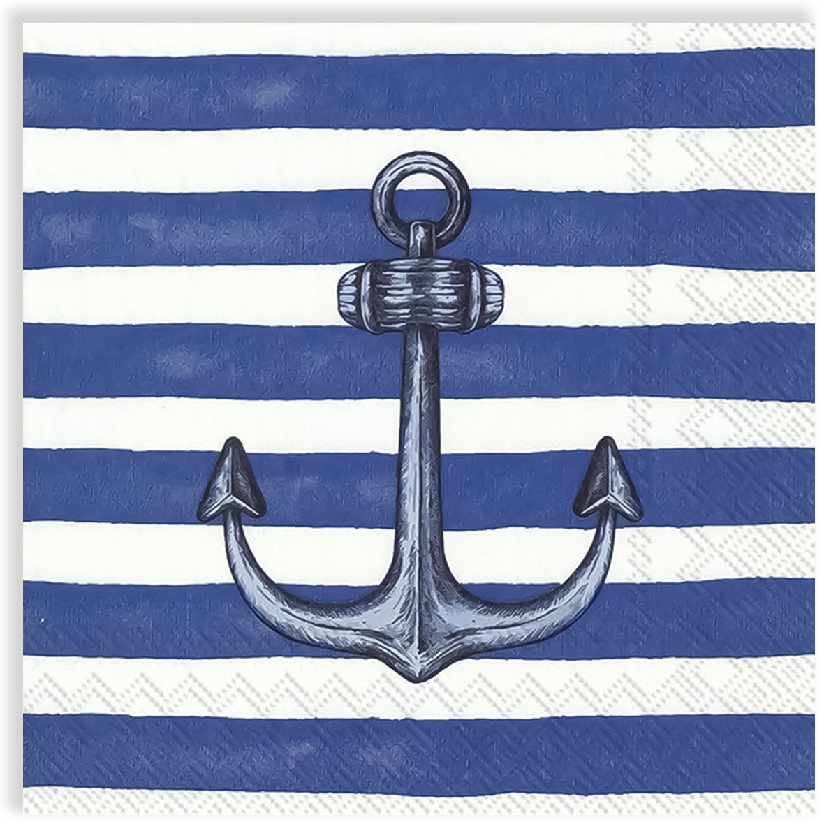 Guardanapo para Decoupage Ihr 33x33cm com 2 Unidades - Âncora do Marinheiro