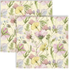 Guardanapo para Decoupage Ihr 33x33cm com 2 Unidades - Flor Naima Creme