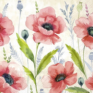 Guardanapo para Decoupage Ihr 33x33 Flor Mohana C/ 20 Unidade
