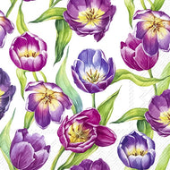 Guardanapo para Decoupage Ihr 33x33 Tulipa Meadow C/ 20 Unidade