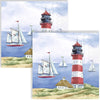 Guardanapo para Decoupage Ihr 33x33cm com 2 Unidades - Farol com Barco
