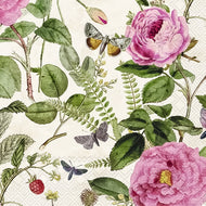 Guardanapo para Decoupage Ihr 33x33cm com 20 Unidades - Flores Mette